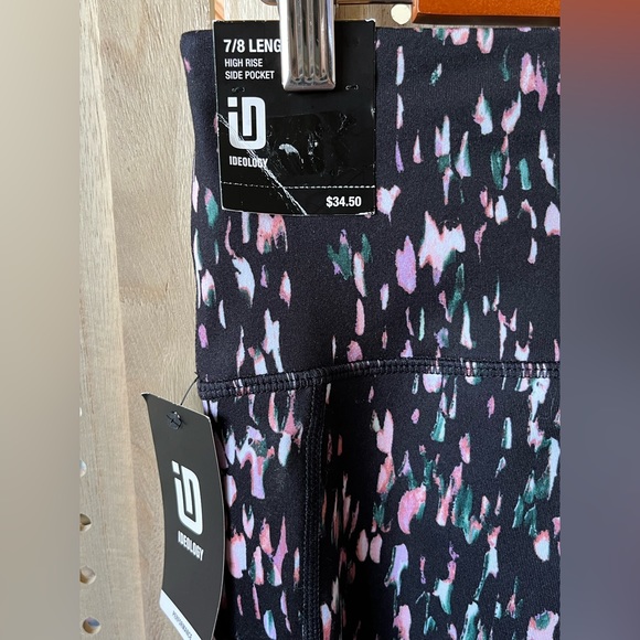 IDEOLOGY ~ Black Performance Confetti Workout Pants - Picture 7 of 7